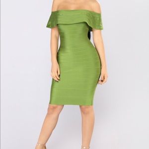 Fashion Nova Unforgettable Bandage Dress Large